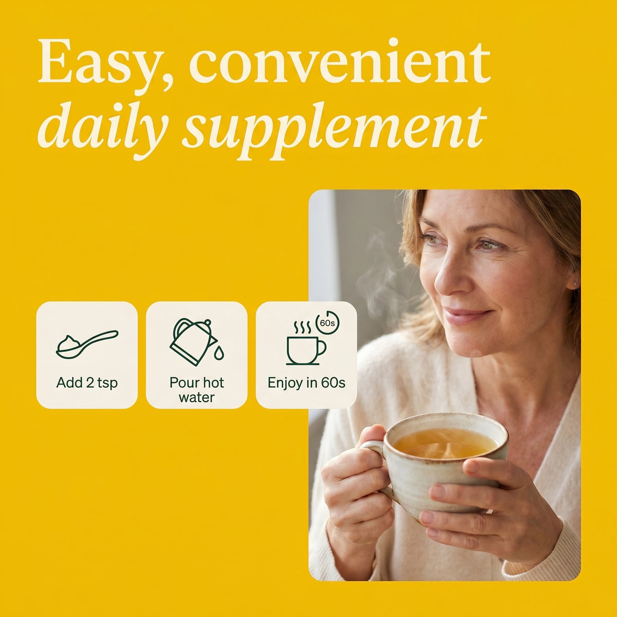 Lemon & Herb Beef Bone Broth Concentrate - 350g (35 Servings)